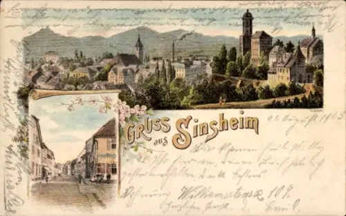 Litho Sinsheim in Baden, Gesamtansicht
