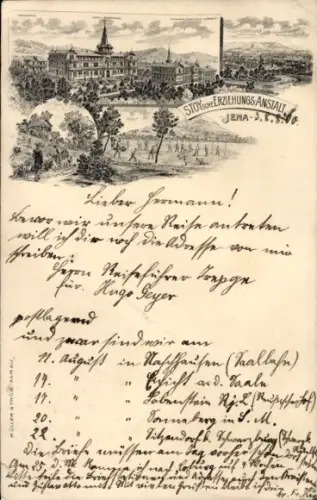 Litho Jena in Thüringen, Stoysche Erziehungsanstalt