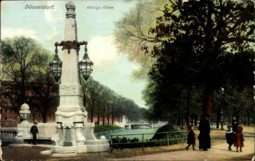 Ak Düsseldorf am Rhein, Königsallee
