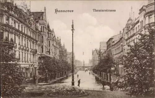 Ak Hannover, Theaterstraße