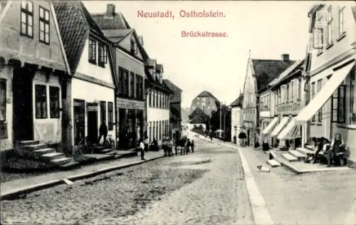 Ak Neustadt in Holstein, Brückstraße