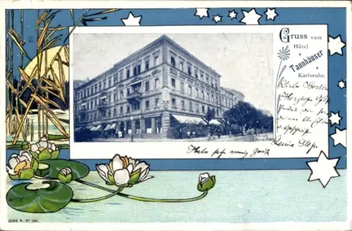 Passepartout Ak Karlsruhe in Baden, Hotel Tannhäuser