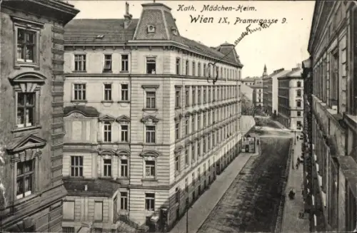 Ak Wien 9 Alsergrund Österreich, Katholisches Mädchenheim, Pramergasse