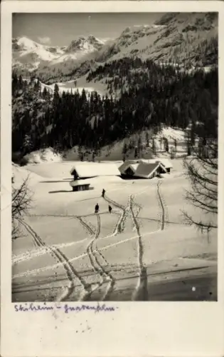 Foto Ak Sankt Johann im Pongau in Salzburg, Skiheim, Gnadenalm