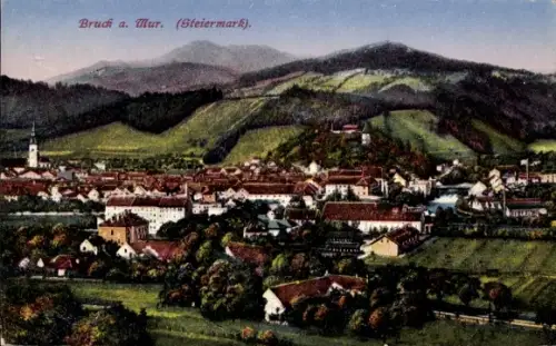 Ak Bruck an der Mur Steiermark, Gesamtansicht