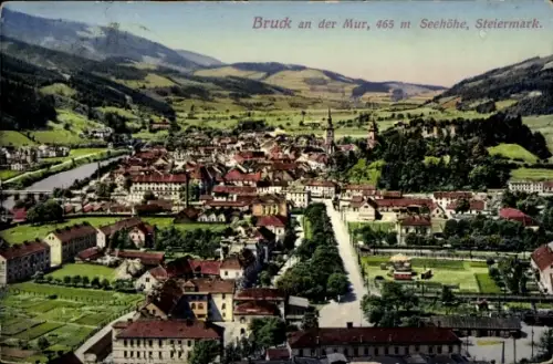 Ak Bruck an der Mur Steiermark, Gesamtansicht