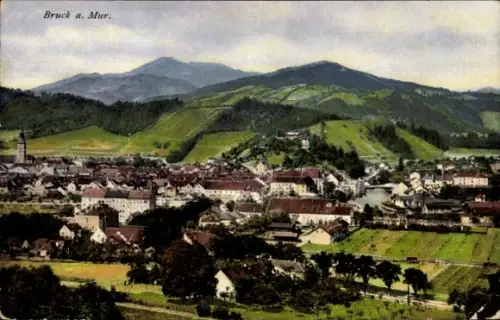 Ak Bruck an der Mur Steiermark, Gesamtansicht