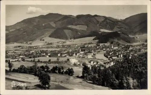 Ak Leoben Steiermark, Gesamtansicht