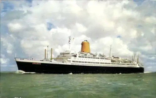 Ak Passagierschiff TS Bremen, Flaggschiff Norddeutscher Lloyd