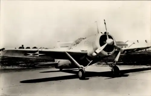 Ak Flugzeug Brewster F 2 A-1, Kampfflugzeug der amerikanischen Marine