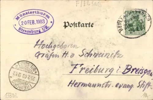 Ak Straßburg Elsass Bas Rhin, Das Frauenhaus