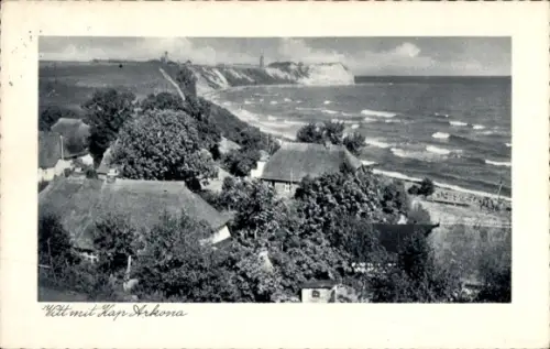 Ak Arkona Putgarten auf Rügen, Vitt mit Kap Arkona