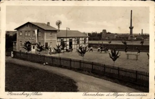 Ak Ronneburg in Thüringen, Turnerheim des Allgem. Turnvereins