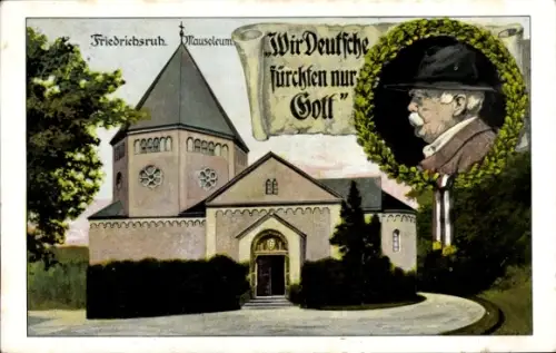 Ak Friedrichsruh Aumühle im Herzogtum Lauenburg, Mausoleum, Bismarck