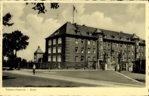 Ak Aken an der Elbe Sachsen Anhalt, Tabora-Kaserne