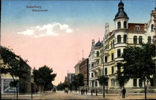 Ak Tschernjachowsk Insterburg Ostpreußen, Wilhelmstraße, Geschäft