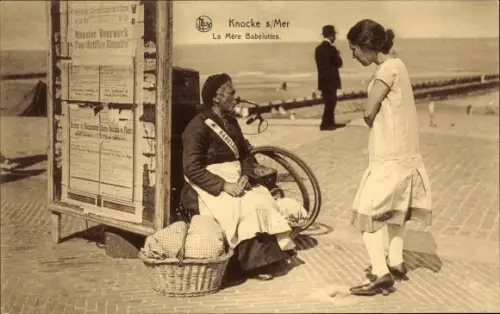 Ak Knokke Heist Heyst Knocke sur Mer Westflandern, La Mere Babeluttes