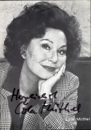 Ak Schauspielerin Lola Müthel, Portrait, Autogramm