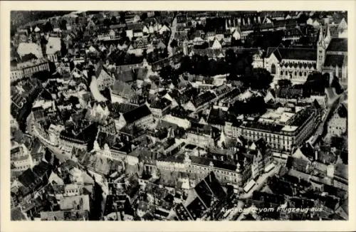Ak Augsburg in Schwaben, Fliegeraufnahme