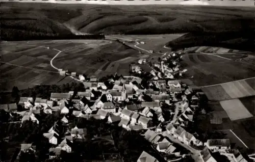 Ak Riedöschingen Blumberg am Schwarzwald, Luftaufnahme