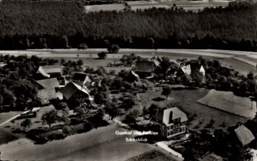 Ak Schmieh Bad Teinach Zavelstein im Schwarzwald, Gasthof und Pension zum Schönblick, Luftkurort 