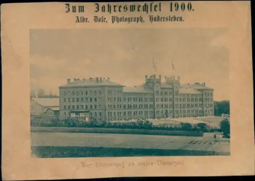 Ak Haderslev Hadersleben Dänemark, Kaserne, Dienstzeit
