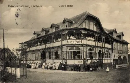 Ak Friedrichsbrunn Thale im Harz, Jungs Hotel