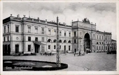 Ak Gera in Thüringen, Hauptbahnhof