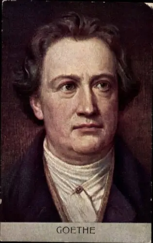 Ak Porträt von Johann Wolfgang von Goethe