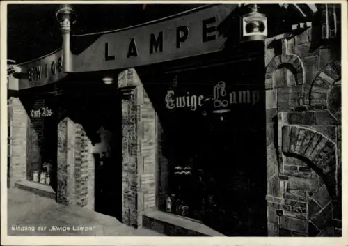Ak Hamburg Mitte Altstadt, Eingang zur Ewige Lampe