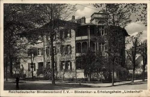 Ak Opolno Zdrój Bad Oppelsdorf Bogatynia Reichenau Schlesien, Reichsdeutscher Blindenverband E.V.