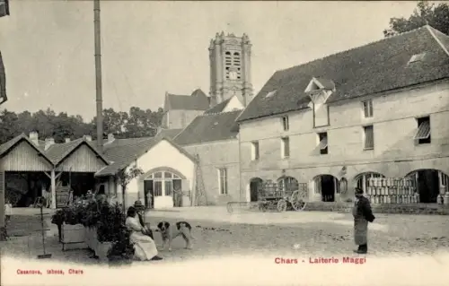 Ak Chars Val d'Oise, Fabrik, Maggi Milchprodukte