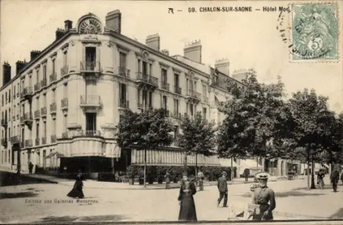 CPA Chalon sur Saône Saône et Loire, Hotel