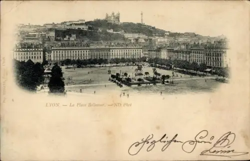 Ak Lyon Rhône, La Place Bellecour