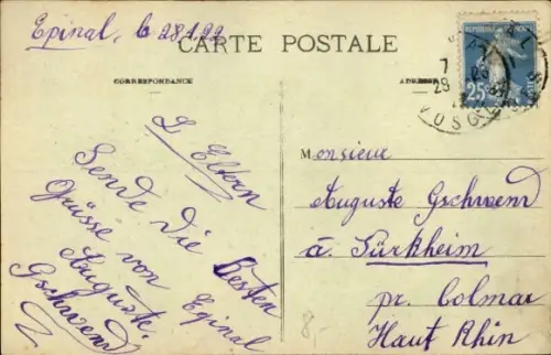 Ak Épinal Lothringen Vosges, Rue Gambetta