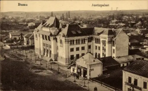 Ak Buzău Busäu Rumänien, Justizpalast