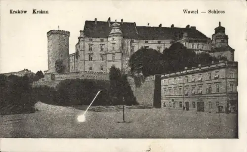 Ak Kraków Krakau Polen, Kraków, Krakau, Wawel, Schloss