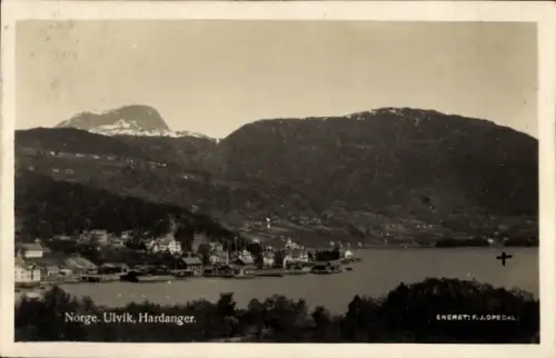 Ak Ulvik Hardanger Norwegen, Gesamtansicht