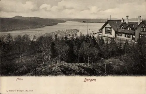 Ak Bergen Norwegen, Flöien,  O. Svande No. 150