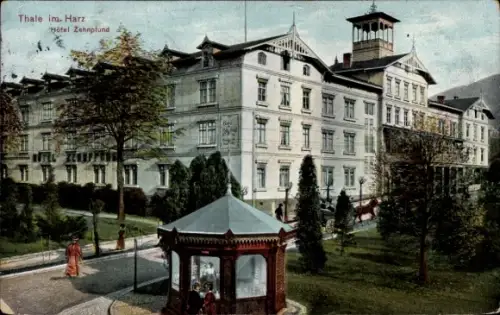 Ak Thale im Harz, Hotel Zehnpfut