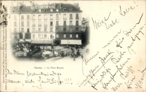 CPA Nantes Loire Atlantique, Place Royale