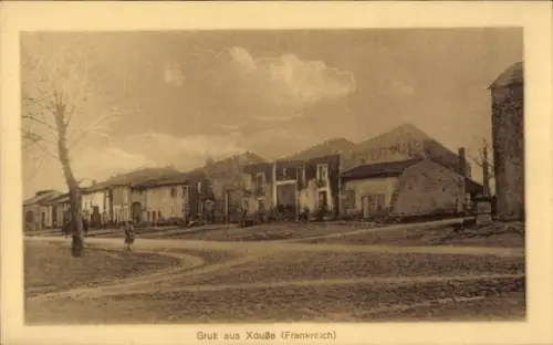 Ak Xousse Lothringen Meurthe et Moselle, Strassenansicht
