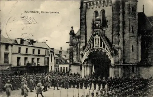 Ak Neufchâtel sur Aisne, Kaiserparade, Stadttor