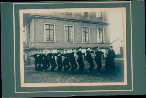 Foto Dresden, deutsche Soldaten in Uniform, Gruppenbild, Dienstzeit 1903