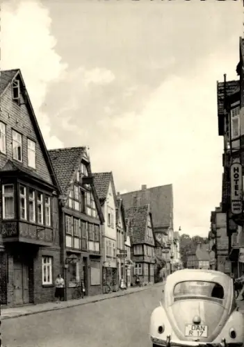 Ak Dannenberg an der Elbe, Langestraße, VW Käfer