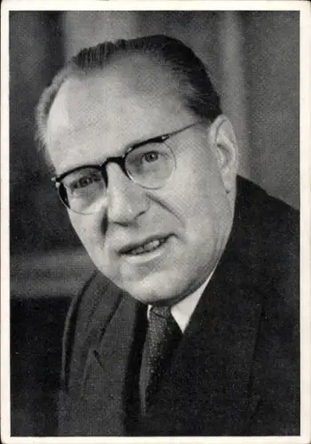 Ak Politiker Otto Grotewohl, SED, DDR, Ministerpräsident, Portrait