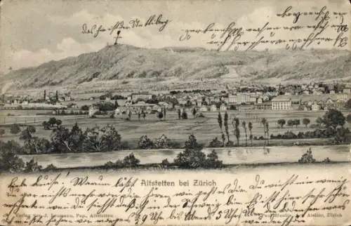 Ak Altstetten Zürich Stadt Schweiz, Altstetten bei Zürich