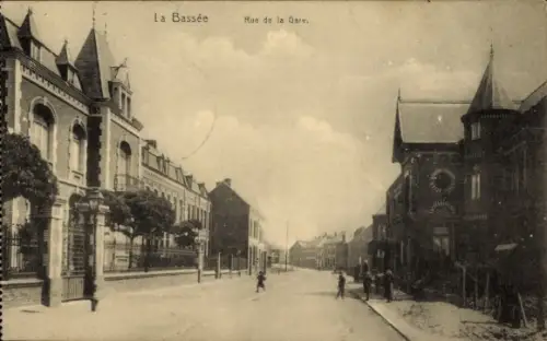 Ak La Bassée Nord,  Rue de la Gare