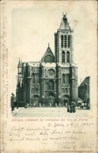 Ak Saint Denis Seine Saint Denis, Basilika