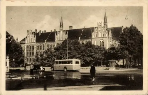 Ak Riga Lettland, Die Kommerzschule, Komercskola,  Lettland